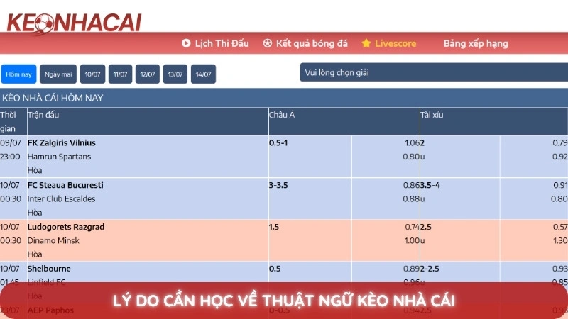 Giải mã 20+ thuật ngữ kèo nhà cái mà tân binh phải biết 2 Lý do cần học về thuật ngữ kèo nhà cái